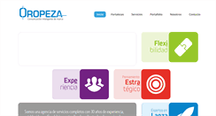 Desktop Screenshot of oropeza.com.mx